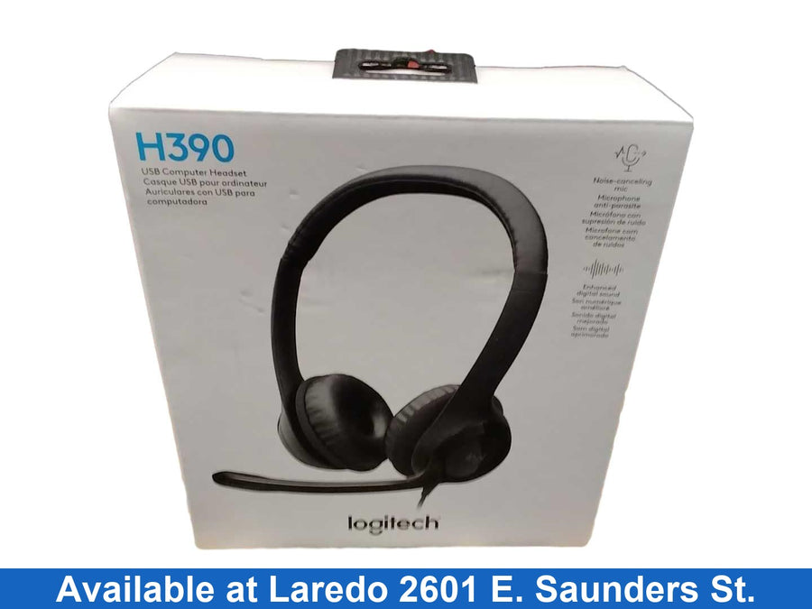Logitech H390 Black Stereo Headphone