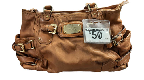 Michael Kors Av-1011 Beige / Tan Purse / Handbag