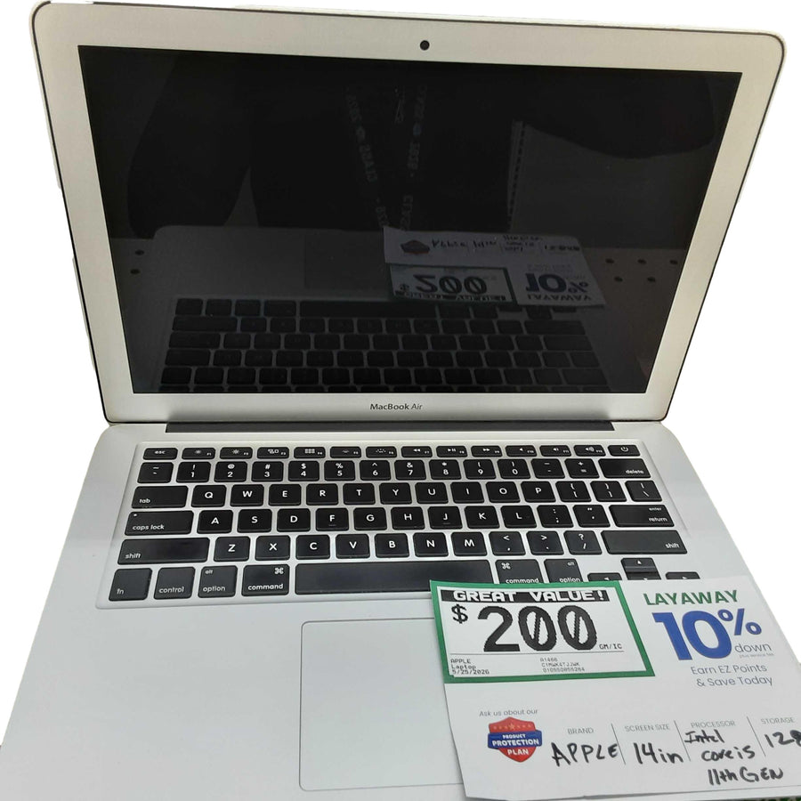 Apple A1466 Intel Core I5 - 11th Generation 8 Gb 128 Gb Silver Laptop