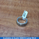 Ring - Wedding Band - Silver 11.1 grams Size 8