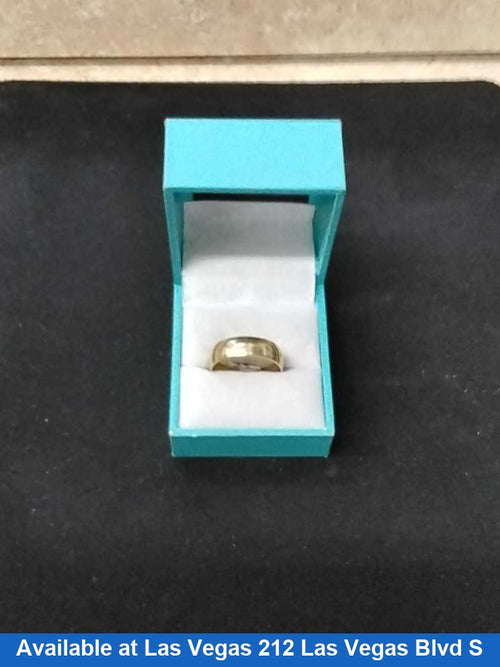 Ring - Wedding Band - Yellow Gold 10k (.417) 4 grams Size 20