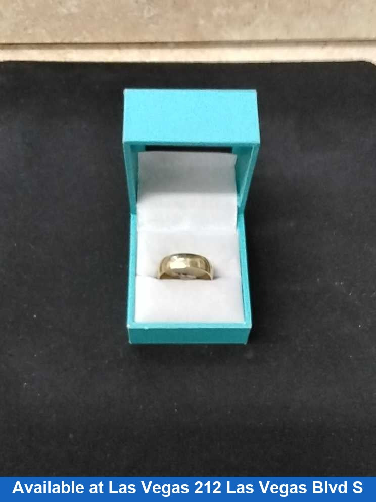 Ring - Wedding Band - Yellow Gold 10k (.417) 4 grams Size 20