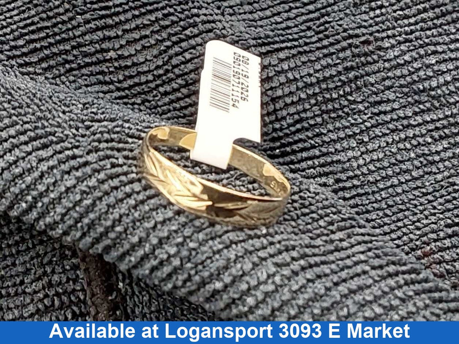 Men's Ring - Yellow Gold 10k (.417) 1.5 grams Size 10