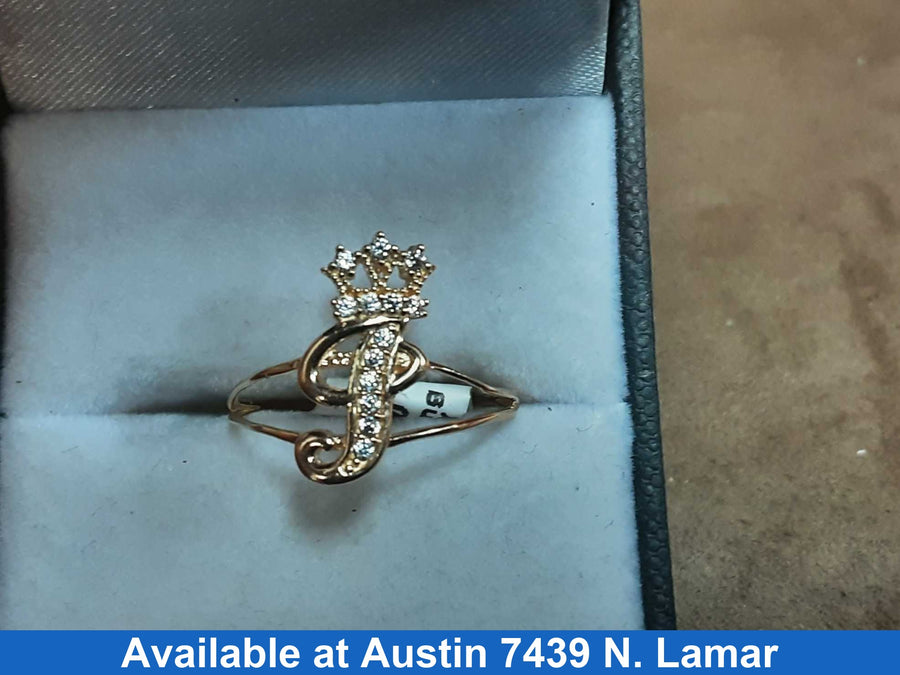 Women's Ring - Yellow Gold 14k (.585) 1.5 grams Size 7.5