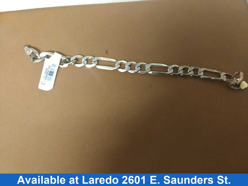 Figaro Bracelet - Yellow Gold 10k (.417) 8.6 grams 7 inch
