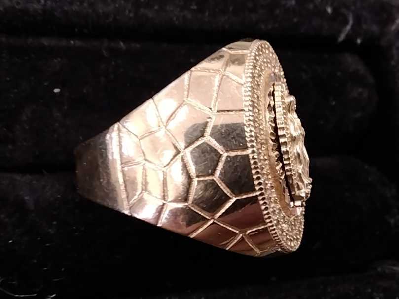 Men's Ring - Yellow Gold 10k (.417) 7.7 grams Size 20