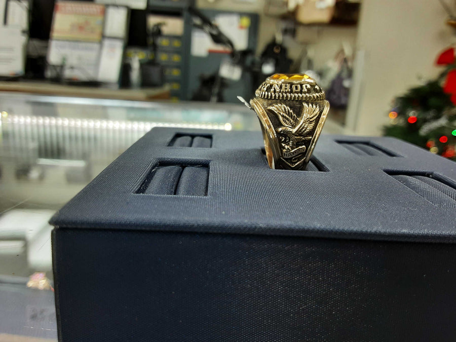 Men's Ring - Yellow Gold 10k (.417) 13.8 grams Size 20