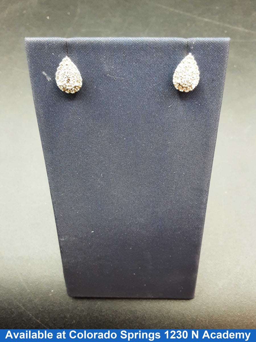 Earrings - White Gold 14k (.585) 1.5 grams