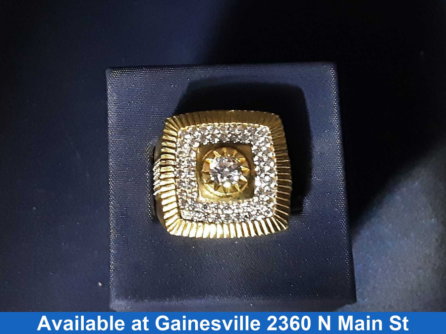 Men's Ring - Yellow Gold 10k (.417) 9 grams Size 7.5