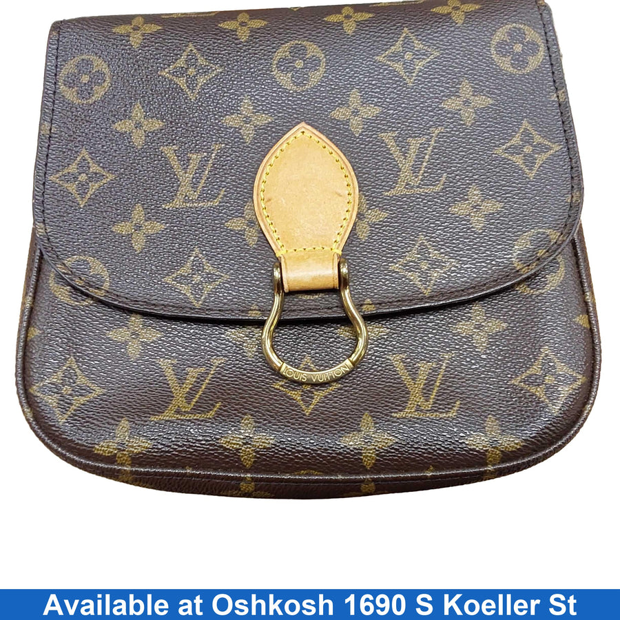 Louis Vuitton Saint Cloud Mm Brown Purse / Handbag