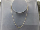 Yellow Gold 10k (.417) 2.2 grams 17 inch
