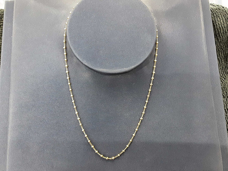 Yellow Gold 10k (.417) 2.2 grams 17 inch