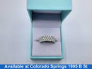 Women's Ring - White Gold 14k (.585) 5.5 grams Size 7.5