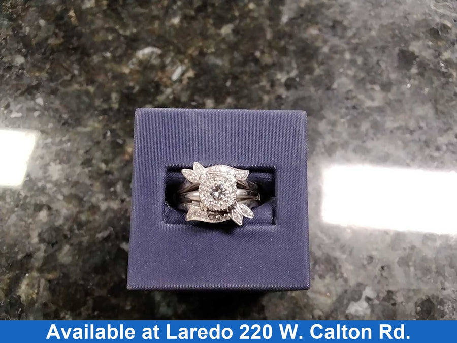 Women's Ring - White Gold 10k (.417) 8.4 grams Size 8