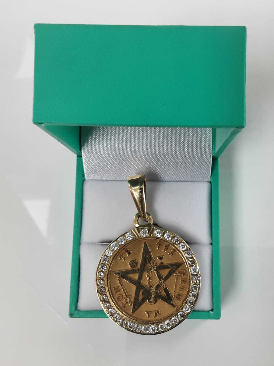Religious Pendant - Yellow Gold 14k (.585) 17.2 grams
