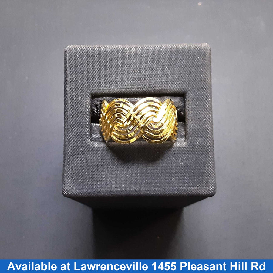 Women's Ring - Yellow Gold 18k (.750) 3.5 grams Size 20