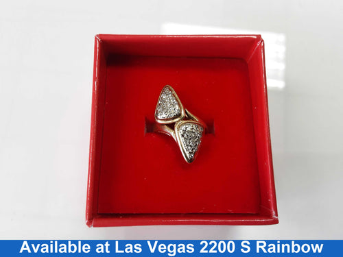 Women's Ring - Yellow Gold 14k (.585) 5.2 grams Size 20