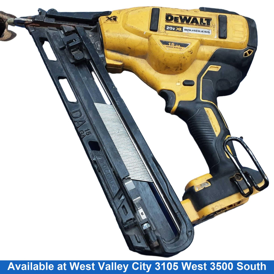 Dewalt Dcn650 Yellow Cordless Brad Nailer