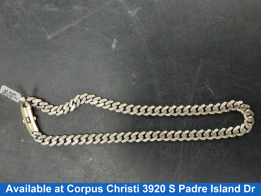 Cuban Link Chain - Yellow Gold 10k (.417) 33.5 grams 23 inch