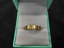 Ring - Wedding Band - Yellow Gold 14k (.585) 2.3 grams Size 8