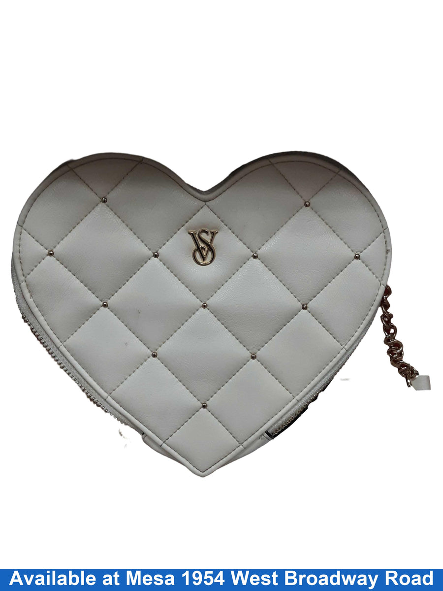 Victoria's Secret Heart Beige / Tan Purse / Handbag
