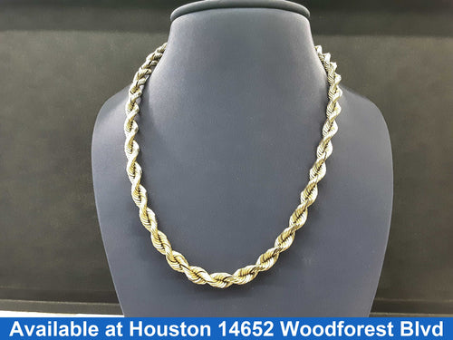 Rope Chain - Yellow Gold 10k (.417) 40.2 grams 24 inch