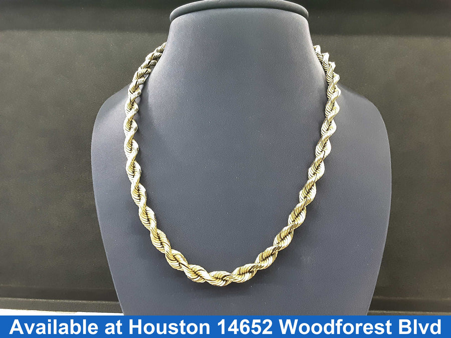 Rope Chain - Yellow Gold 10k (.417) 40.2 grams 24 inch