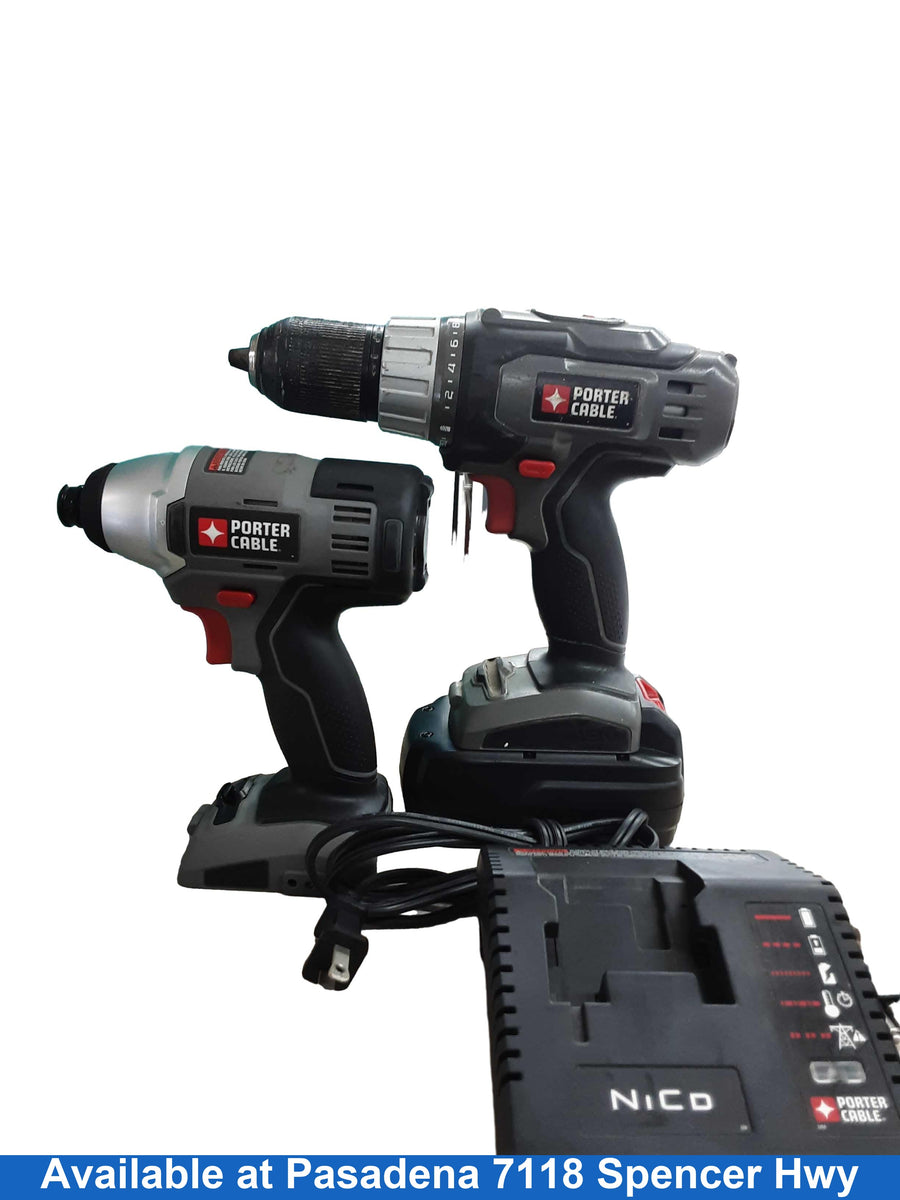 Porter-cable Pc1801d Gray Cordless Standard Drill