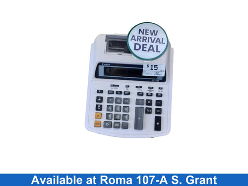 Canon P120-dh Beige / Tan Adding Machine