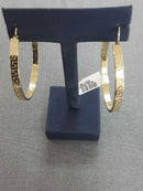 Hoop Earrings - Yellow Gold 14k (.585) 4.8 grams