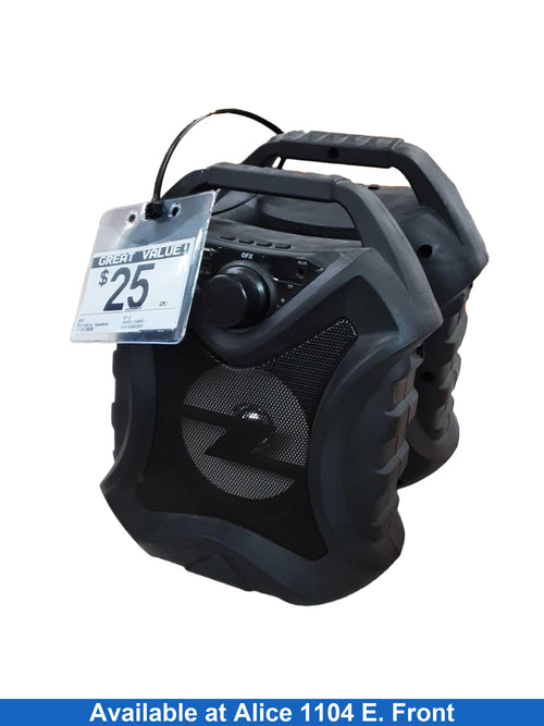 Qfx Bt-2 Black Portable Speaker