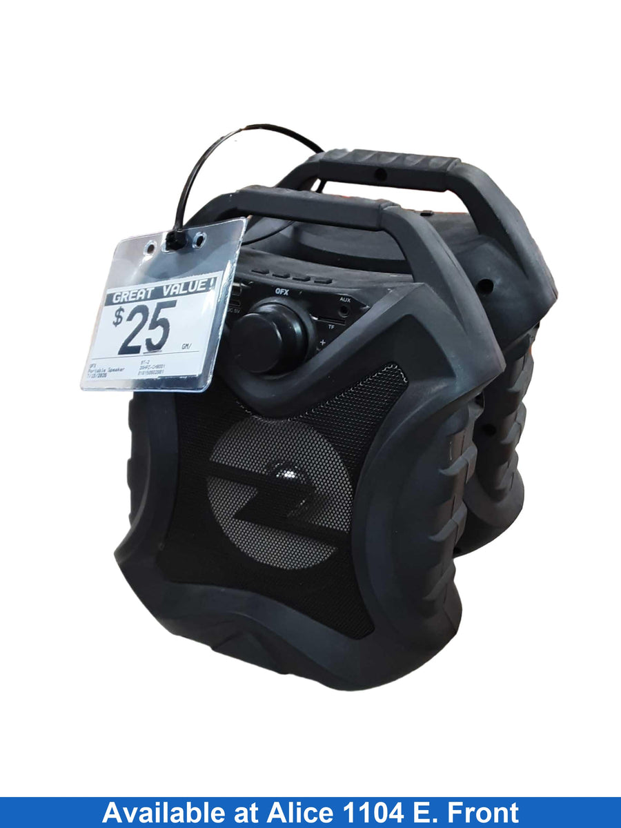 Qfx Bt-2 Black Portable Speaker