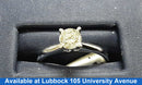 Women's Ring - Solitaire - White Gold 10k (.417) 2 grams Size 7