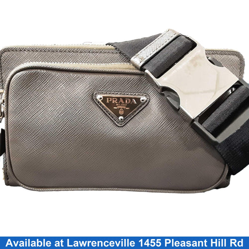 Prada Waist Bag Gray Purse / Handbag