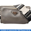 Prada Waist Bag Gray Purse / Handbag