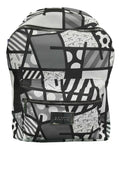Britto Black Landscape White Backpack / Briefcase / Bag