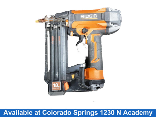 Ridgid R213bnf3 Orange Pneumatic Brad Nailer