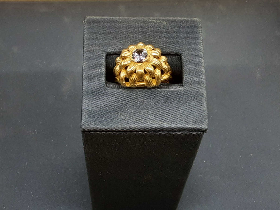 Women's Ring - Yellow Gold 14k (.585) 7.8 grams Size 6.5