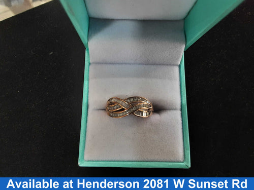 Women's Ring - Rose Gold 10k (.417) 2.5 grams Size 6.5