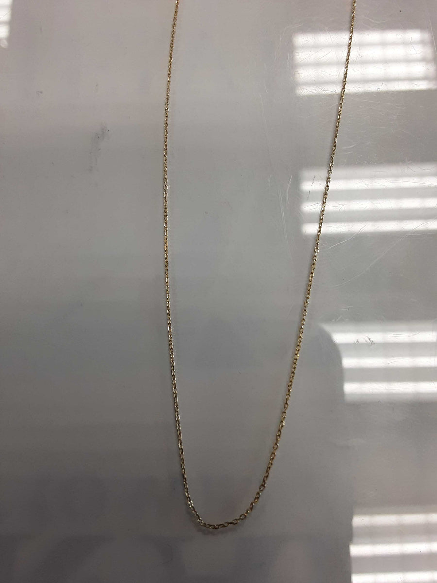 Chain - Yellow Gold 14k (.585) 0.5 grams 18 inch