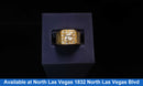 Men's Ring - Yellow Gold 14k (.585) 6.9 grams Size 8.5
