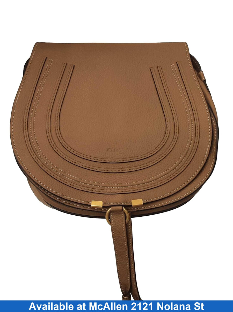 Chloe Marcie Medium Crossbody Brown Purse / Handbag