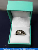 Women's Ring - Anniversary - White Gold 14k (.585) 5.2 grams Size 6.5
