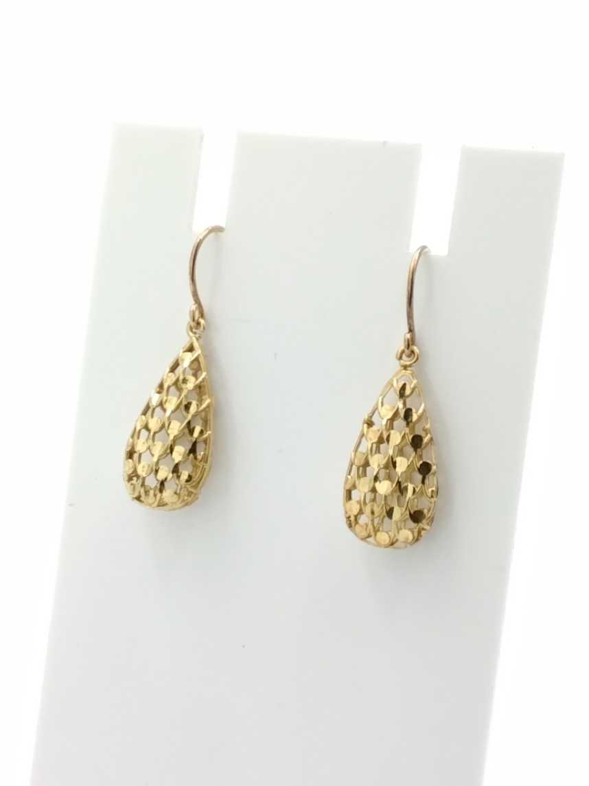 Hoop Earrings - Yellow Gold 10k (.417) 1.6 grams