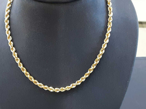 Rope Chain - Yellow Gold 14k (.585) 4.8 grams 22 inch