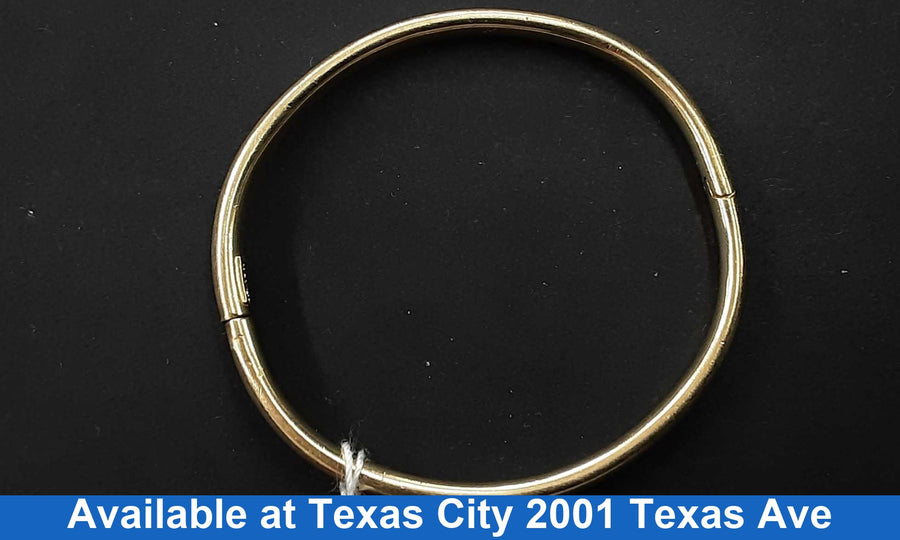 Bangle Bracelet - Yellow Gold 10k (.417) 3.6 grams 4 inch