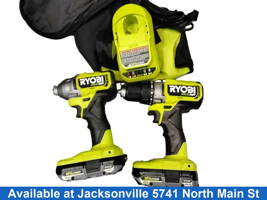 Ryo Pbldd02 Green Cordless Hammer Drill