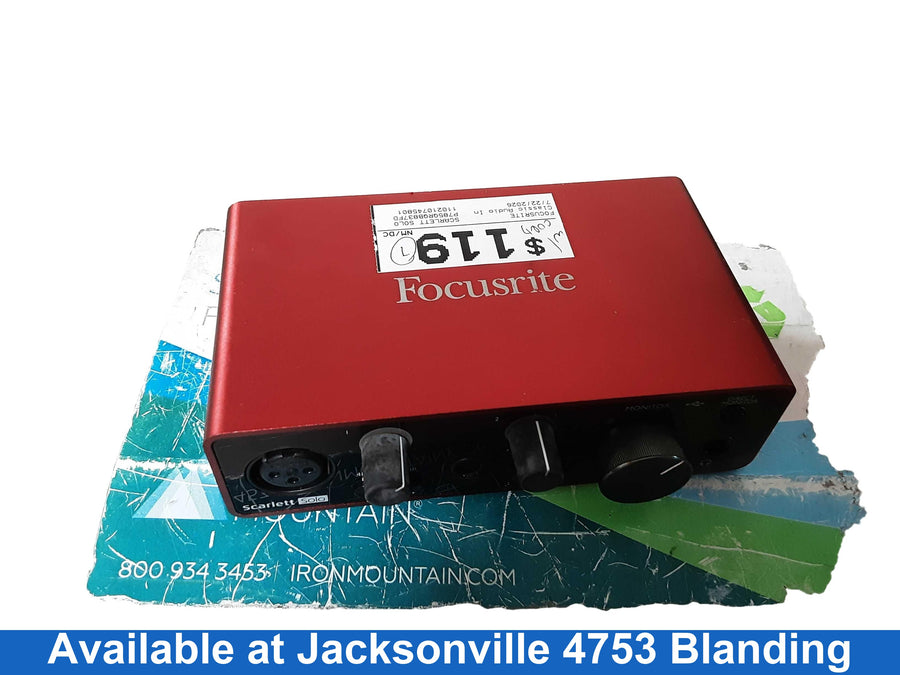 Focusrite Scarlett Solo Red Classic Audio Interface