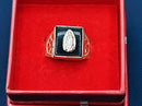 Men's Ring - Yellow Gold 14k (.585) 5.7 grams Size 9.5