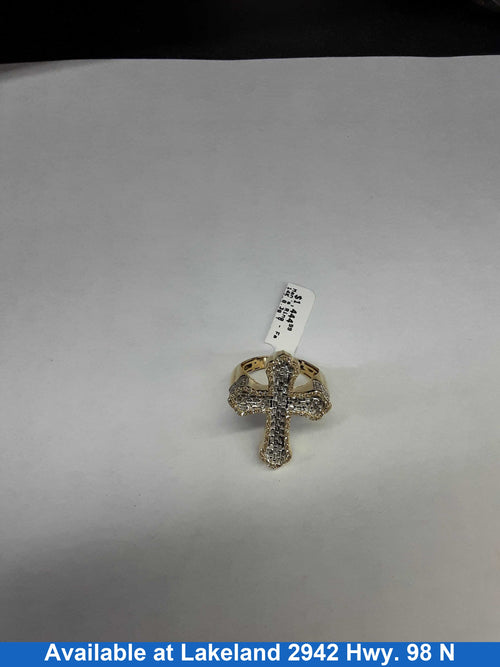 Men's Ring - Yellow Gold 14k (.585) 8.3 grams Size 11